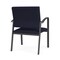 Lesro Newport Wide Guest Chair Metal Frame, Charcoal, OH Navy Upholstery NP1201 - alternate 2